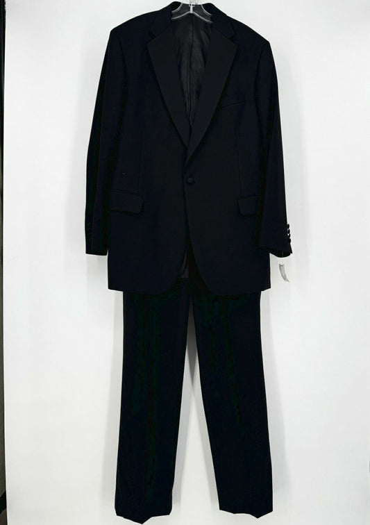 TOM JAMES Size 43 Long Black Tuxedo